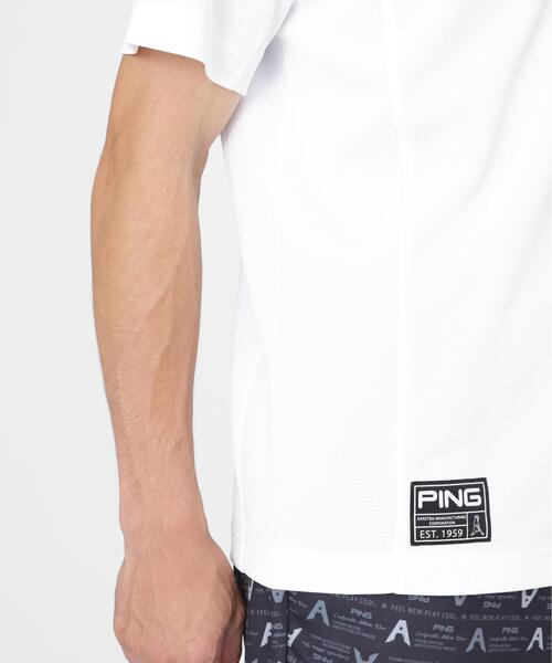 PING(ピン)の「【PING APPAREL】オクタピンメッシュ半袖ハーフジップハイネックシャツ <GOLD> (MENS)(シャツ/ブラウス・メンズ・ホワイト/ベージュ/ネイビー・L/LL1/S/M/LL)」の12枚目の写真