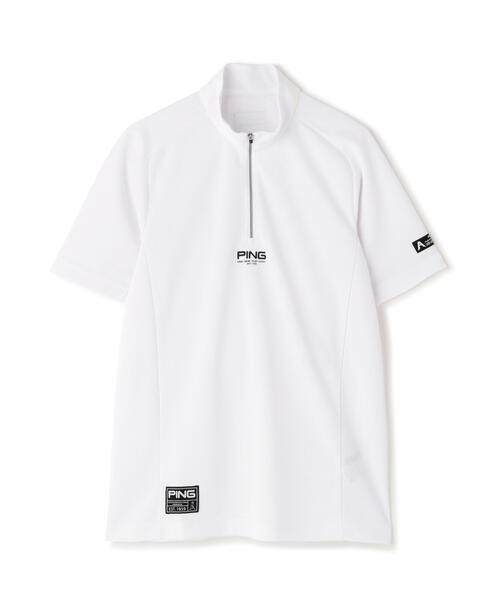 PING(ピン)の「【PING APPAREL】オクタピンメッシュ半袖ハーフジップハイネックシャツ <GOLD> (MENS)(シャツ/ブラウス・メンズ・ホワイト/ベージュ/ネイビー・L/LL1/S/M/LL)」の13枚目の写真