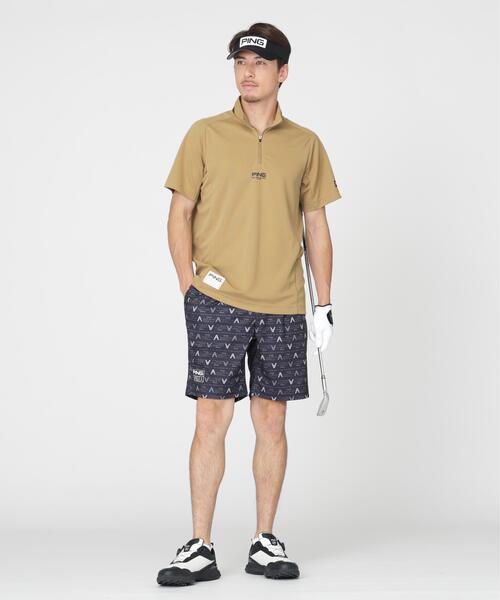 PING(ピン)の「【PING APPAREL】オクタピンメッシュ半袖ハーフジップハイネックシャツ <GOLD> (MENS)(シャツ/ブラウス・メンズ・ホワイト/ベージュ/ネイビー・L/LL1/S/M/LL)」の18枚目の写真