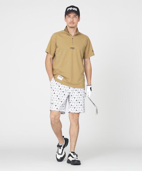 PING(ピン)の「【PING APPAREL】オクタピンメッシュ半袖ハーフジップハイネックシャツ <GOLD> (MENS)(シャツ/ブラウス・メンズ・ホワイト/ベージュ/ネイビー・L/LL1/S/M/LL)」の19枚目の写真