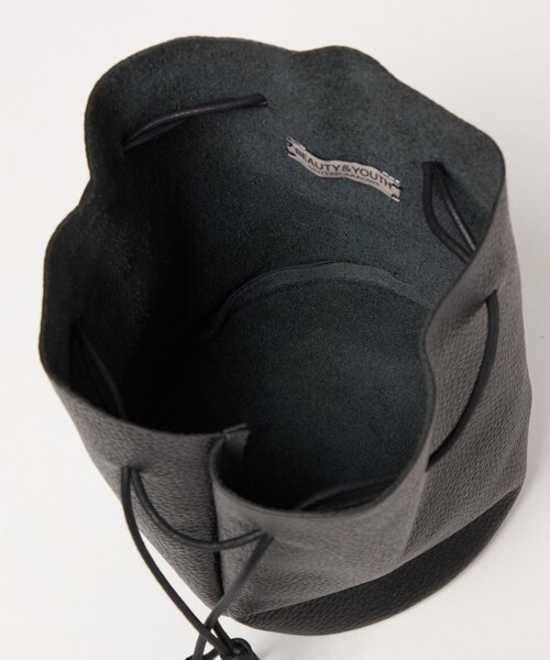 BEAUTY&YOUTH UNITED ARROWS（ビューティーアンドユースユナイテッドアローズ）の「【WEB限定】シボ レザー パース（ハンドバッグ・メンズ・ブラック・FREE）」の12枚目の写真