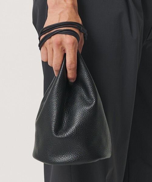 BEAUTY&YOUTH UNITED ARROWS（ビューティーアンドユースユナイテッドアローズ）の「【WEB限定】シボ レザー パース（ハンドバッグ・メンズ・ブラック・FREE）」の15枚目の写真