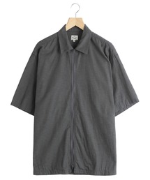 GOLD / ゴールド：VAT DYE CHAMBRAY ZIP SHIRT：26A-GL39650[MUS]