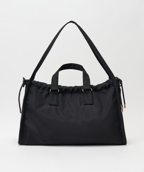 LANVIN en Bleu（ランバンオンブルー）の「２ｗａｙドロストトートバッグ（トートバッグ・レディース・ブラック/ブラウン・FREE）」の6枚目の写真