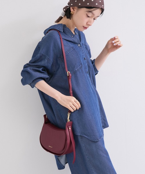 PALIO(パリオ)の「【PALIO/パリオ】2WAYハーフムーンショルダーバッグ/WEB限定(ショルダーバッグ・レディース・ボルドー/ブラック・FREE)」の12枚目の写真