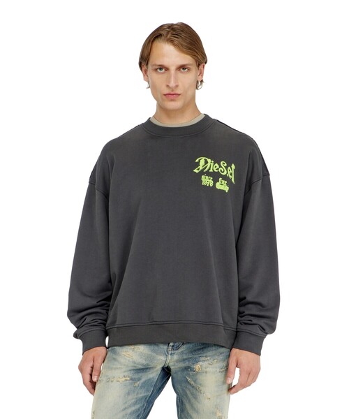 DIESEL(ディーゼル)の「メンズ プルオーバースウェット S-BOXT-AA2(スウェット・メンズ・ホワイト/グレー・XX-LARGE/X-SMALL/X-LARGE/MEDIUM/LARGE/XXX-LARGE/SMALL)」の10枚目の写真