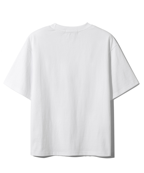 BASEMOMENT(ベースモーメント)の「バイオコットンクロップTシャツホワイト(Tシャツ/カットソー・メンズ・その他・MEDIUM/X-LARGE/LARGE)」の3枚目の写真
