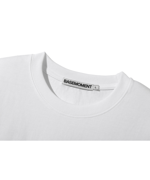 BASEMOMENT(ベースモーメント)の「バイオコットンクロップTシャツホワイト(Tシャツ/カットソー・メンズ・その他・MEDIUM/X-LARGE/LARGE)」の4枚目の写真