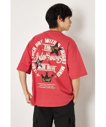 カモフラアップリケTシャツ