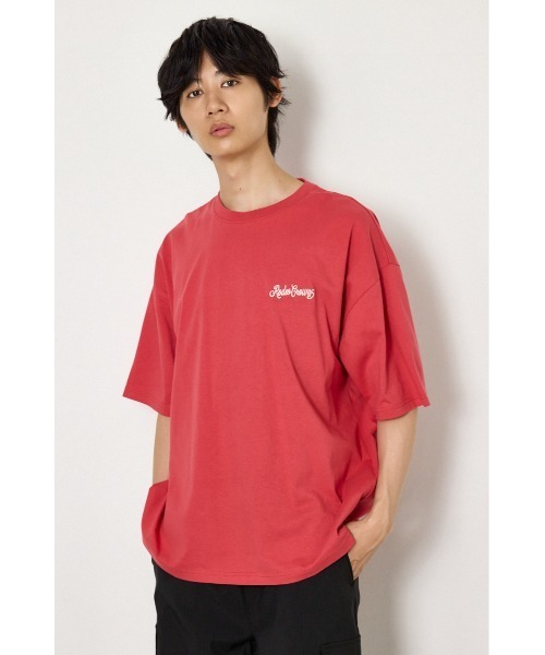 RODEO CROWNS WIDE BOWL（ロデオクラウンズワイドボウル）の「カモフラアップリケTシャツ（Tシャツ/カットソー・メンズ・レッド/ブラック/オフホワイト・LARGE/MEDIUM）」の11枚目の写真