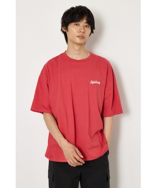 RODEO CROWNS WIDE BOWL（ロデオクラウンズワイドボウル）の「カモフラアップリケTシャツ（Tシャツ/カットソー・メンズ・レッド/ブラック/オフホワイト・LARGE/MEDIUM）」の12枚目の写真