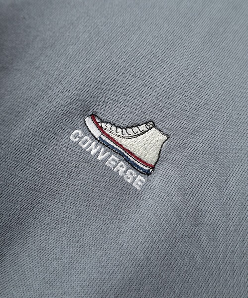 CONVERSE(コンバース)の「【71】【CONVERSE/コンバース】シューズ ワンポイント刺繍 裏起毛 クルーネック スウェット/トレーナー/ユニセックス/レディース/メンズ(スウェット・メンズ・グリーン/サックスブルー/ブラック/オートミール・M/L/XL)」の20枚目の写真