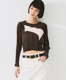 kotohayokozawa（コトハヨコザワ）の「【kotohayokozawa/コトハヨコザワ】todo TINY WAVE TOP *LONG SLEEVE/todoタイニーウェーブトップロングスリーブ（Tシャツ/カットソー）」