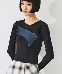 kotohayokozawa（コトハヨコザワ）の「【kotohayokozawa/コトハヨコザワ】todo TINY WAVE TOP *LONG SLEEVE/todoタイニーウェーブトップロングスリーブ（Tシャツ/カットソー）」