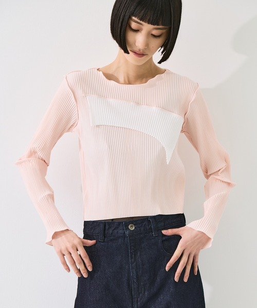 kotohayokozawa(コトハヨコザワ)の「【kotohayokozawa/コトハヨコザワ】todo TINY WAVE TOP *LONG SLEEVE/todoタイニーウェーブトップロングスリーブ(Tシャツ/カットソー・レディース・ブラウン/ブラック/ピンク・FREE)」の17枚目の写真