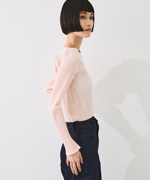 kotohayokozawa(コトハヨコザワ)の「【kotohayokozawa/コトハヨコザワ】todo TINY WAVE TOP *LONG SLEEVE/todoタイニーウェーブトップロングスリーブ(Tシャツ/カットソー・レディース・ブラウン/ブラック/ピンク・FREE)」の18枚目の写真