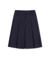 WOMEN バミューダプリーツパンツ