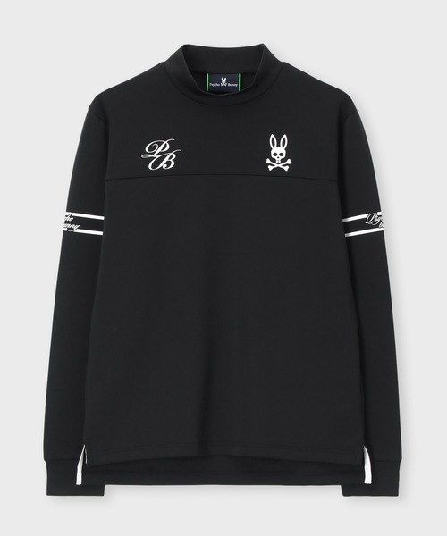 Psycho Bunny（サイコバニー）の「[GOLF]ドライストレッチグラフィック モックネックTシャツ（Tシャツ/カットソー・メンズ・ネイビー/ホワイト/グレイッシュベージュ/ブラック・MEDIUM/X-LARGE/LARGE）」の13枚目の写真