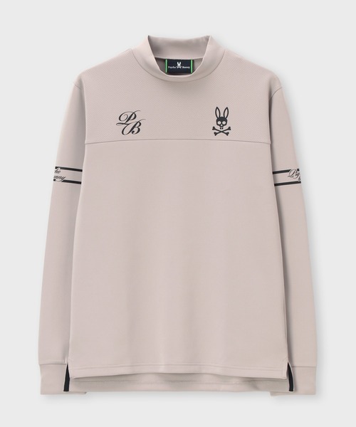 Psycho Bunny（サイコバニー）の「[GOLF]ドライストレッチグラフィック モックネックTシャツ（Tシャツ/カットソー・メンズ・ネイビー/ホワイト/グレイッシュベージュ/ブラック・MEDIUM/X-LARGE/LARGE）」の18枚目の写真