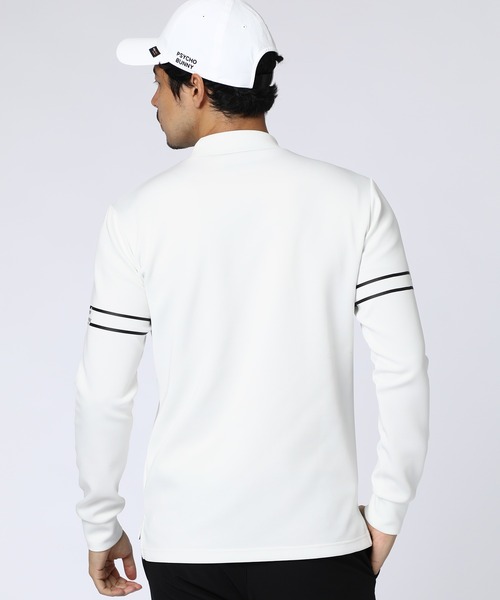 Psycho Bunny（サイコバニー）の「[GOLF]ドライストレッチグラフィック モックネックTシャツ（Tシャツ/カットソー・メンズ・ネイビー/ホワイト/グレイッシュベージュ/ブラック・MEDIUM/X-LARGE/LARGE）」の6枚目の写真