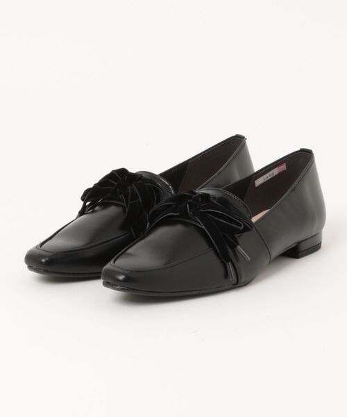 ABC-MART(エービーシーマート)の「JOLI ENCORE(FR) ジョリー・アンコール DOUBLE RIBBON PUMPS 2 ダブルリボンパンプス2 JE-1086 BLACK(パンプス・レディース・ブラック・23.5cm/24.0cm/24.5cm/22.5cm/23.0cm)」の1枚目の写真