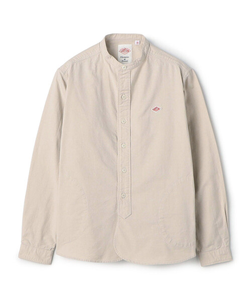 DANTON(ダントン)の「Women's Oxford Band Collar Shirt(シャツ/ブラウス・レディース・ホワイト/オフホワイト・36/38/34)」の1枚目の写真
