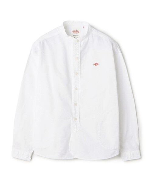 DANTON(ダントン)の「Women's Oxford Band Collar Shirt(シャツ/ブラウス・レディース・ホワイト/オフホワイト・36/38/34)」の9枚目の写真