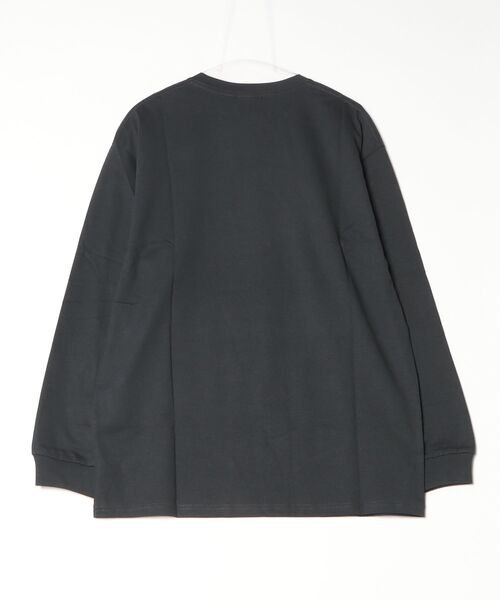 Gramicci(グラミチ)の「FLAMES L/S TEE|フレイムズロングスリーブTシャツ(Tシャツ/カットソー・メンズ・アッシュ/ライトグレー/ブラック系その他・L/S/2XL/M/XL)」の4枚目の写真