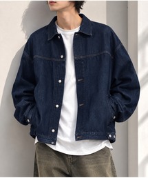 Bling Leads（ブリングリーズ）の「【Bls】 【ZM】【Bling Leads】ボックスシルエット デニムJKT（デニムジャケット）」
