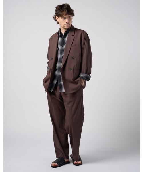 wjk（ダヴルジェイケイ）の「loose check western shirt（シャツ/ブラウス・メンズ・ブラック/ライトグレー/ライトベージュ・X-LARGE/LARGE/MEDIUM/SMALL）」の14枚目の写真