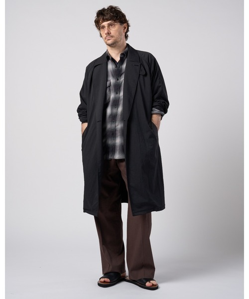 wjk（ダヴルジェイケイ）の「loose check western shirt（シャツ/ブラウス・メンズ・ブラック/ライトグレー/ライトベージュ・X-LARGE/LARGE/MEDIUM/SMALL）」の15枚目の写真