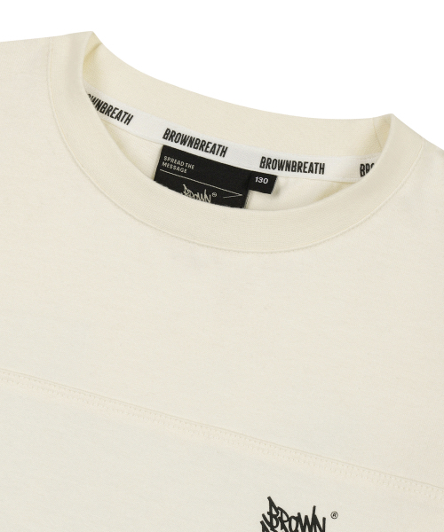 BROWNBREATH KIDS（ブラウンブレスキッズ）の「KIDS 20TH ANNIV TAG LONGSLEEVE - CREAM（Tシャツ/カットソー・レディース・その他・110/120/130/140/150）」の4枚目の写真