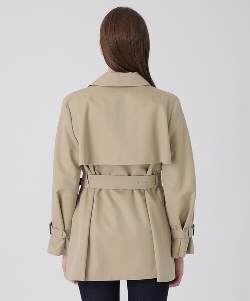 BLUE LABEL CRESTBRIDGE(ブルーレーベルクレストブリッジ)の「ギャバケープトレンチコート(トレンチコート・レディース・ベージュ系その他・38/36)」の5枚目の写真