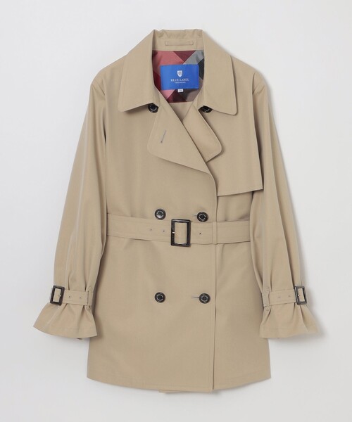 BLUE LABEL CRESTBRIDGE(ブルーレーベルクレストブリッジ)の「ギャバケープトレンチコート(トレンチコート・レディース・ベージュ系その他・38/36)」の12枚目の写真