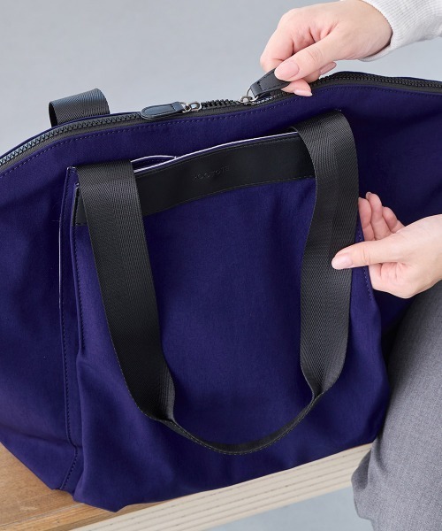 ROOTOTE(ルートート)の「ROOTOTE ルートート LT.ミディアム.フロントオープン-A(トートバッグ・レディース・ブラウン/ワイン系/ブルー系/ブラック・FREE)」の8枚目の写真