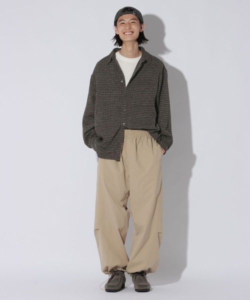 LAKOLE（ラコレ）の「モールチェック長袖シャツ / 1054011（シャツ/ブラウス・メンズ・ベージュ/ブラック/ブラウン・LARGE/MEDIUM/X-LARGE）」の20枚目の写真