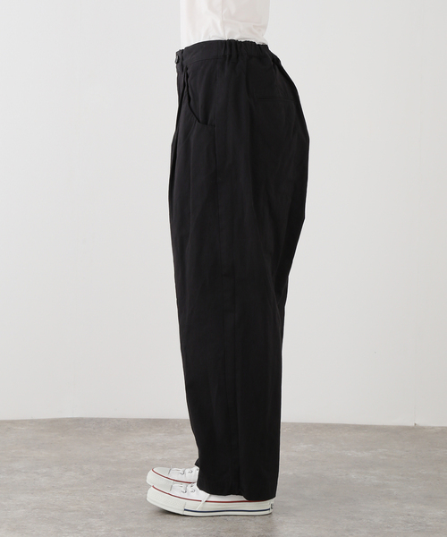 JOURNAL STANDARD LUXE(ジャーナルスタンダード ラックス)の「ハイカウントツイル ロンパンツ(その他パンツ・レディース・ブラック/オレンジ・MEDIUM/SMALL)」の6枚目の写真