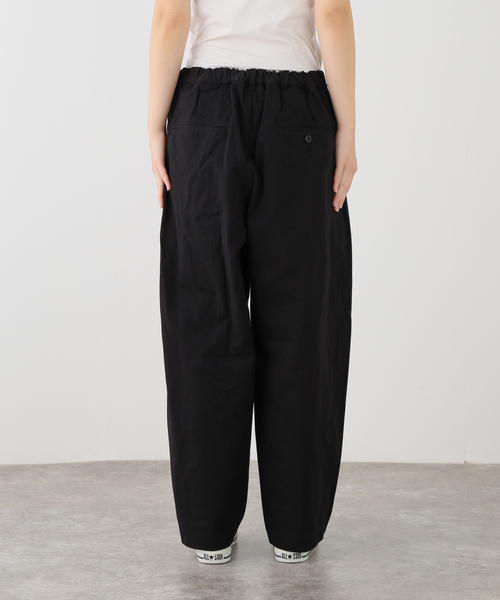 JOURNAL STANDARD LUXE(ジャーナルスタンダード ラックス)の「ハイカウントツイル ロンパンツ(その他パンツ・レディース・ブラック/オレンジ・MEDIUM/SMALL)」の7枚目の写真