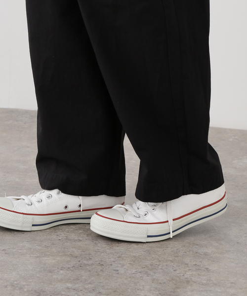 JOURNAL STANDARD LUXE(ジャーナルスタンダード ラックス)の「ハイカウントツイル ロンパンツ(その他パンツ・レディース・ブラック/オレンジ・MEDIUM/SMALL)」の10枚目の写真