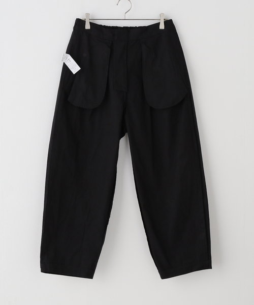 JOURNAL STANDARD LUXE(ジャーナルスタンダード ラックス)の「ハイカウントツイル ロンパンツ(その他パンツ・レディース・ブラック/オレンジ・MEDIUM/SMALL)」の12枚目の写真