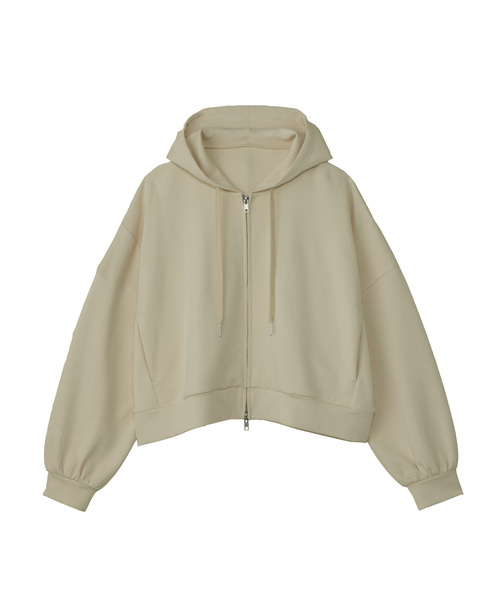 for/c(フォーシー)の「オーバーサイズフーディー【サスティナブル】(パーカー・レディース・アイボリー/ブラック・M/L)」の19枚目の写真