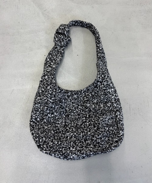 Rohwel(ローウェル)の「Knot Handle Shoulder Bag / ノットハンドルショルダーバッグ(ショルダーバッグ・レディース・ブラック/ブラウン/グレー・FREE)」の11枚目の写真