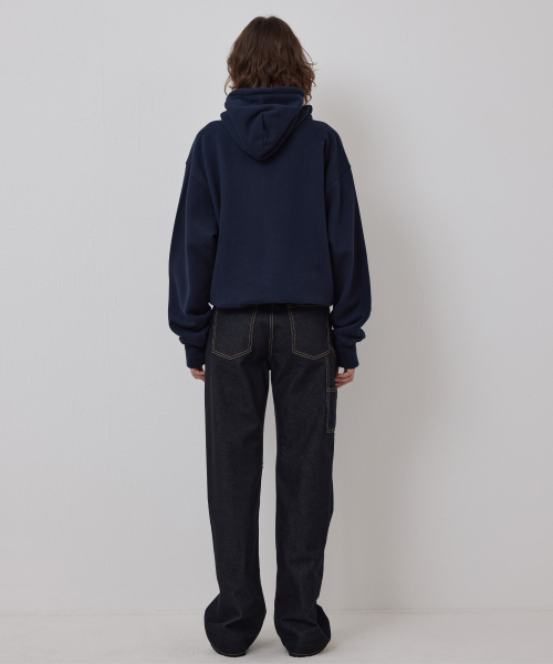 NOHANT(ノアン)の「LONELY/LOVELY フラッフフーディー ネイビー(パーカー・レディース・ネイビー・SMALL/MEDIUM/LARGE)」の4枚目の写真