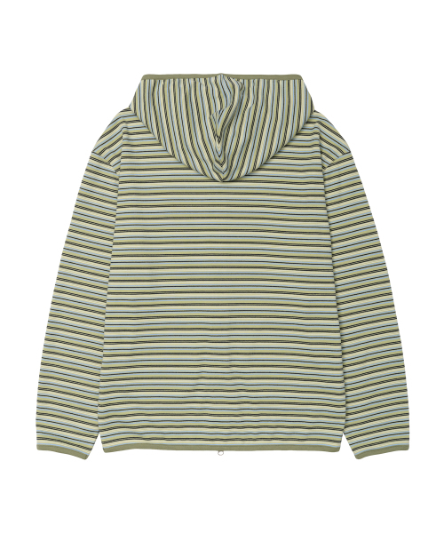 AMESWORLDWIDE(アメスワールドワイド)の「ストライプ ソフトフーディー ジップアップ グリーン(パーカー・レディース・その他・SMALL/MEDIUM)」の14枚目の写真