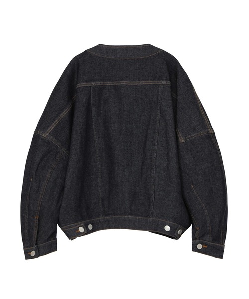 ZUCCa(ズッカ)の「HYPER STRETCH DENIM / ブルゾン(ブルゾン・レディース・ネイビー・M size)」の2枚目の写真