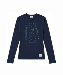 セミクロップドデイズ長袖Tシャツ [ネイビー]