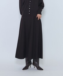 スプルウールダブルニットスカート