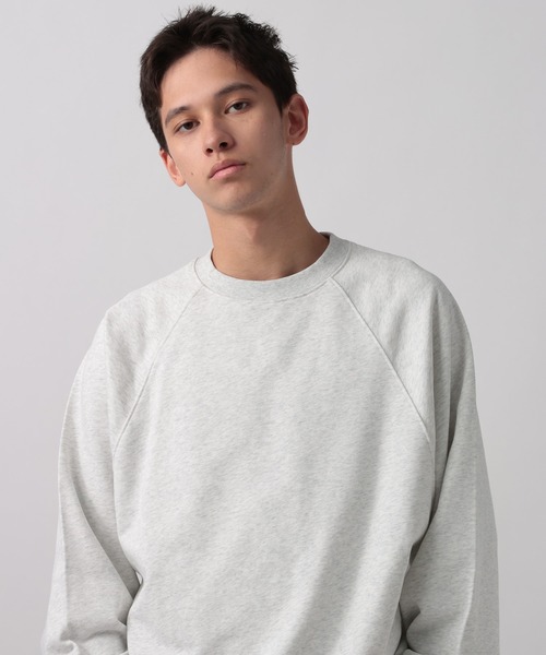 BAYFLOW（ベイフロー）の「[WEB限定]2WAYドロストラグランクルースウェット（スウェット・メンズ・ブラウン/チャコールグレー/ライトグレー/ブラック・SMALL/MEDIUM/LARGE）」の3枚目の写真