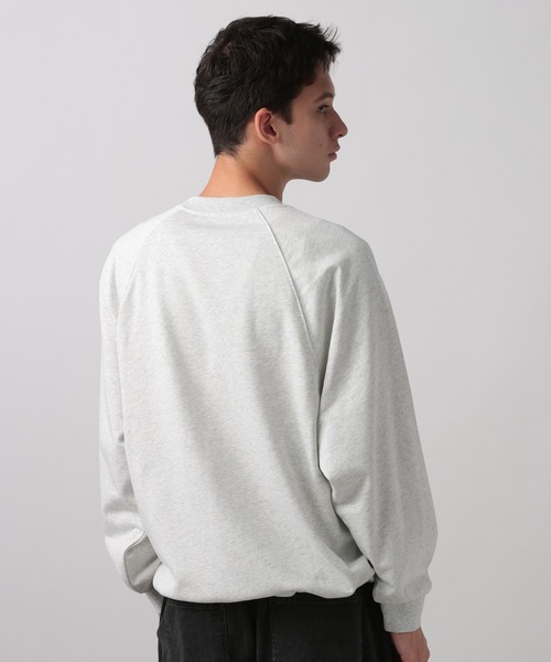 BAYFLOW（ベイフロー）の「[WEB限定]2WAYドロストラグランクルースウェット（スウェット・メンズ・ブラウン/チャコールグレー/ライトグレー/ブラック・SMALL/MEDIUM/LARGE）」の19枚目の写真