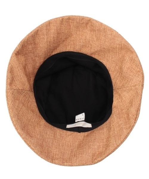 grove（グローブ）の「リネン混リボン付きハット（ハット・レディース・ベージュ/ブラック/レッド/ブルー・00）」の7枚目の写真